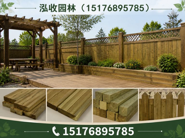 吕梁京津冀防腐木工程展示图