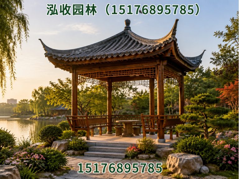 吕梁防腐木凉亭展示图